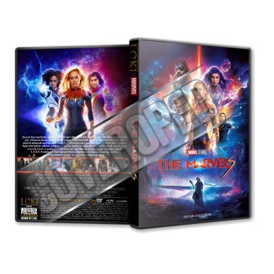 The Marvels - 2023 Türkçe Dvd Cover Tasarımı